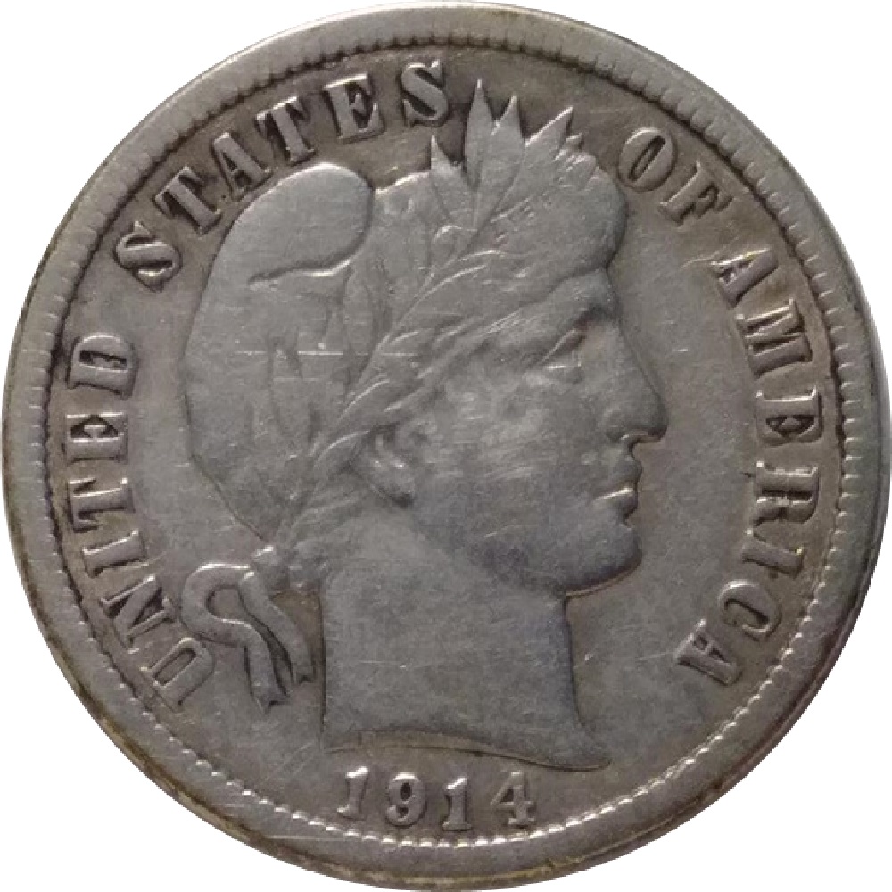 1914-Liberty-Head-Barber-Dime-#2